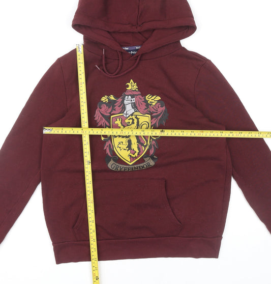 Harry Potter Women’s Red Gryffindor Hoodie M Pullover Fleece