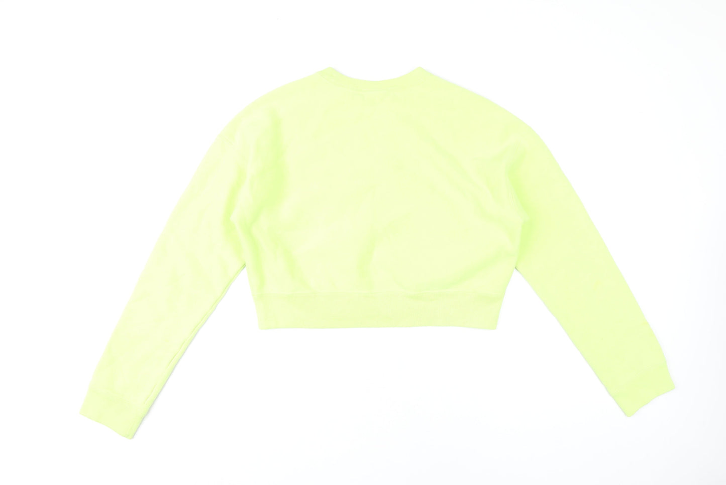 Champion Womens Yellow Medium Pullover Sweatshirt Crew Neck