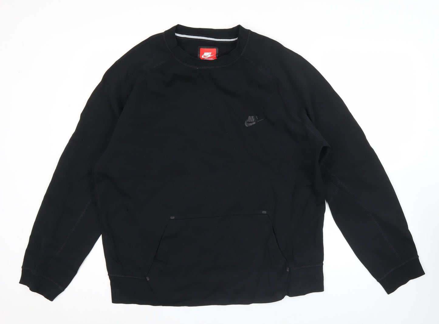 Nike Men's Black XL Pullover Sweatshirt Crew Neck Long Sleeve