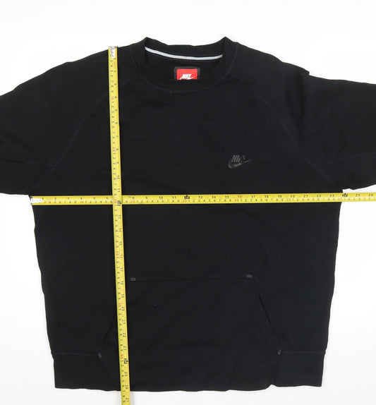 Nike Men's Black XL Pullover Sweatshirt Crew Neck Long Sleeve