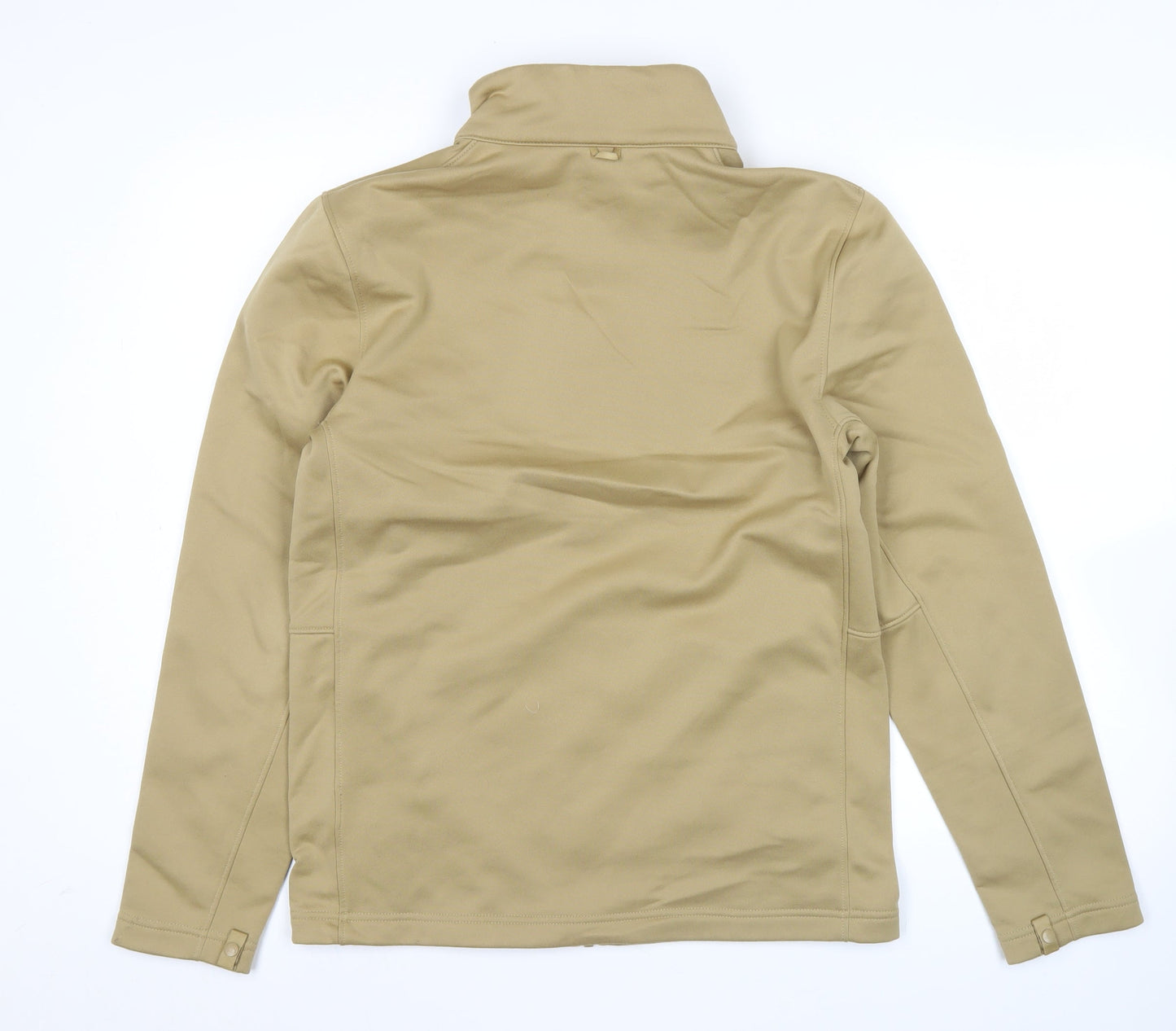 The North Face Mens Beige S Softshell Full Zip Jacket Outdoor
