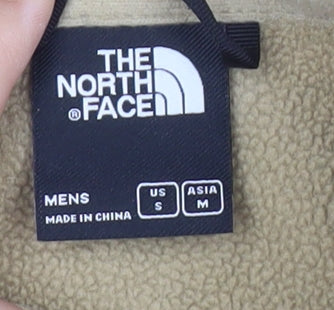 The North Face Mens Beige S Softshell Full Zip Jacket Outdoor