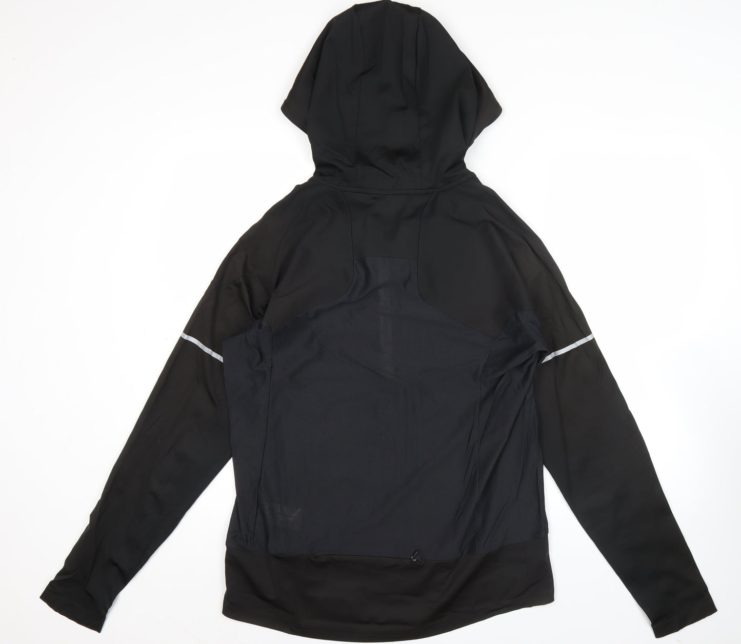 Fila Men's Black L Track Jacket Hooded Lightweight Softshell