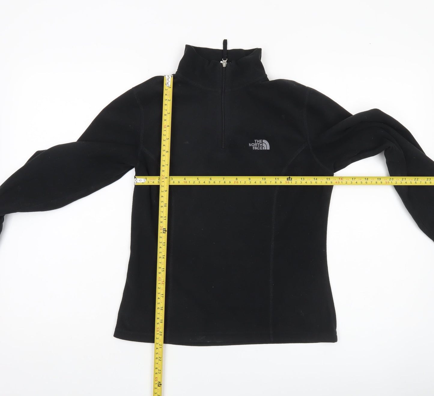 The North Face Womens Black XS Fleece Sweatshirt 1/4 Zip Outdoor