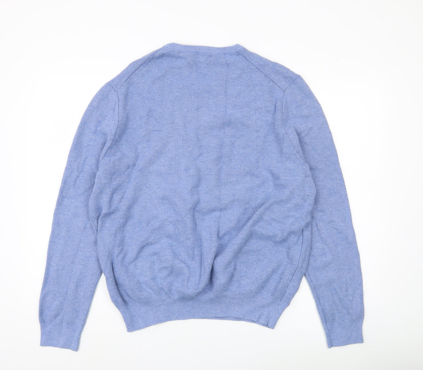 Polo Ralph Lauren Men's Blue XL Cotton Crew Neck Jumper