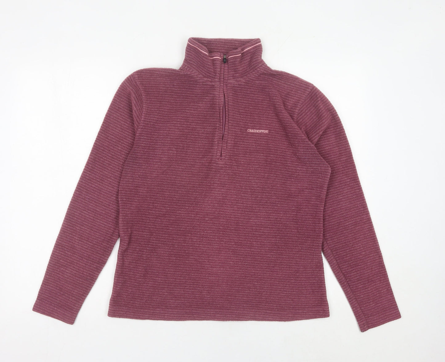 Craghoppers Womens Purple 14 Fleece Pullover Sweatshirt Hiking