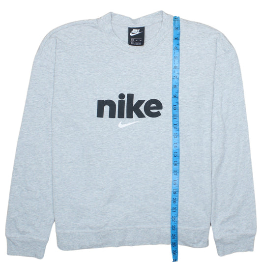 Nike Men's Grey XL Pullover Logo Sweatshirt Sportswear
