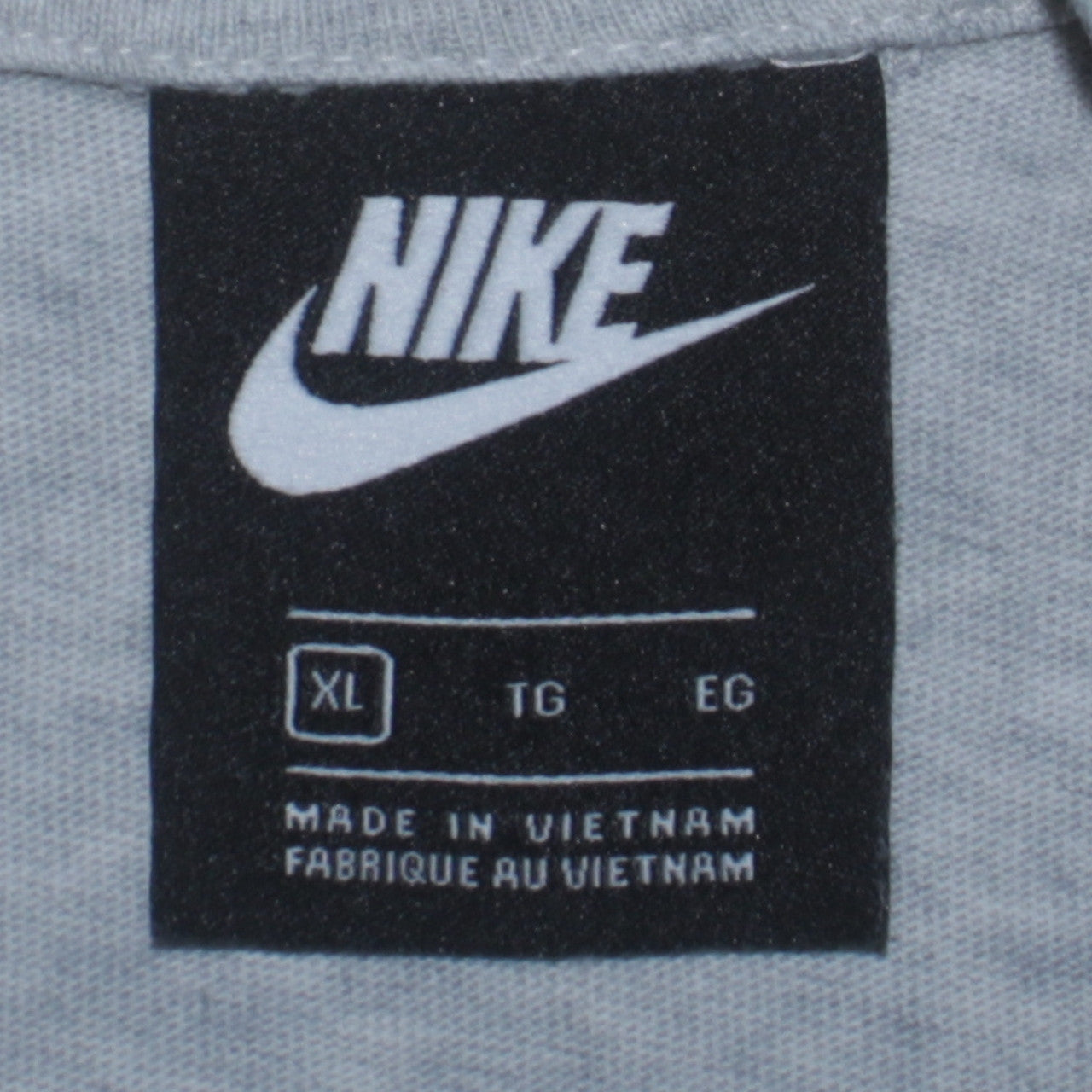 Nike Men's Grey XL Pullover Logo Sweatshirt Sportswear
