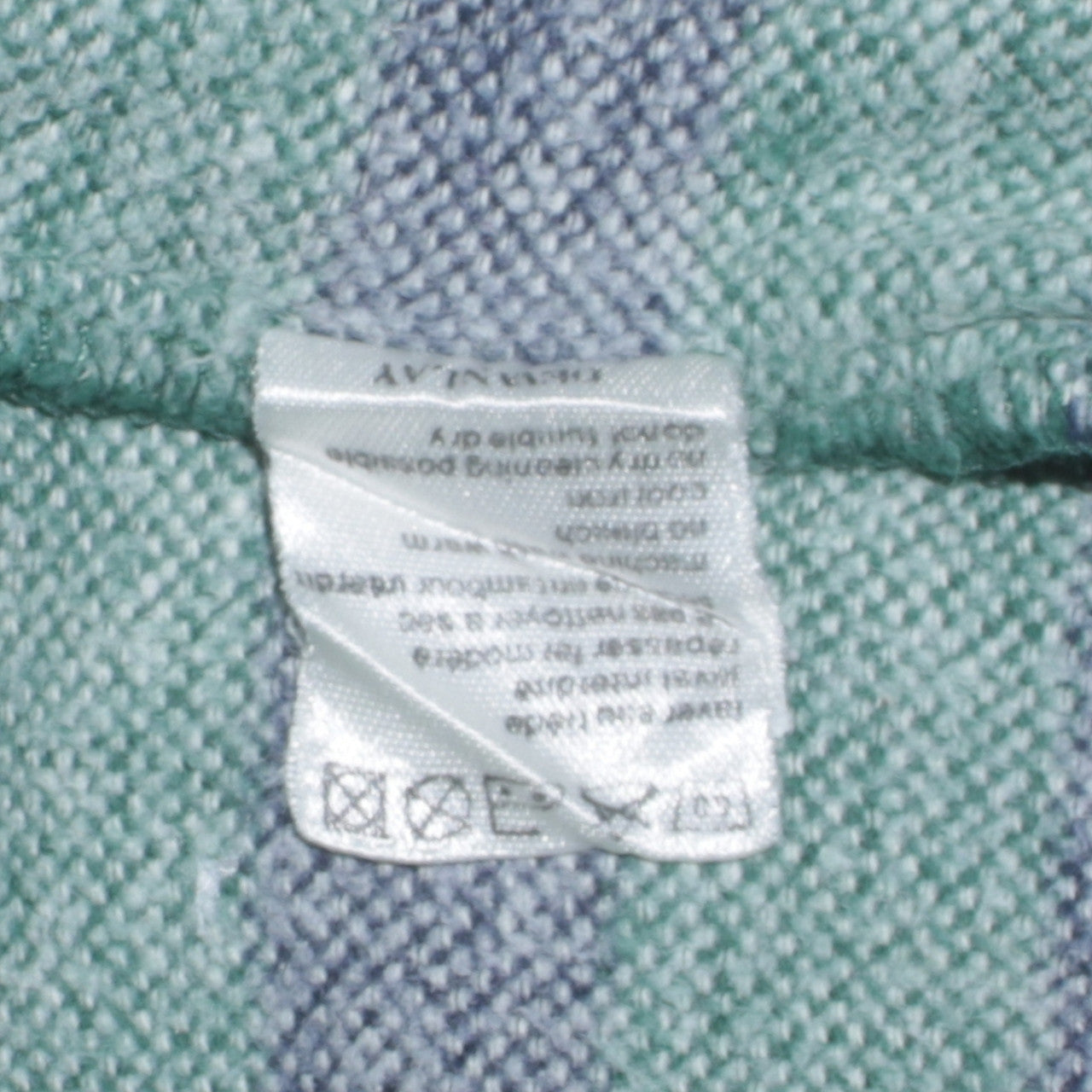 Lacoste Men's Green Blue Striped Sweatshirt M Vintage Crew Neck