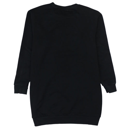 Puma Womens Black Size 10 Pullover Sweatshirt Logo Long Sleeve