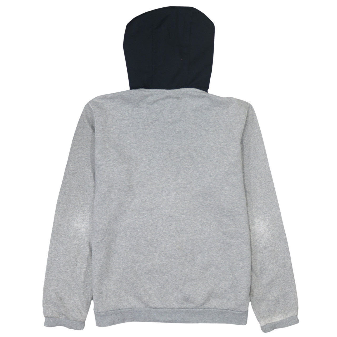 Nike Mens Grey Black Full Zip Hoodie Size M Sports Fleece Jacket