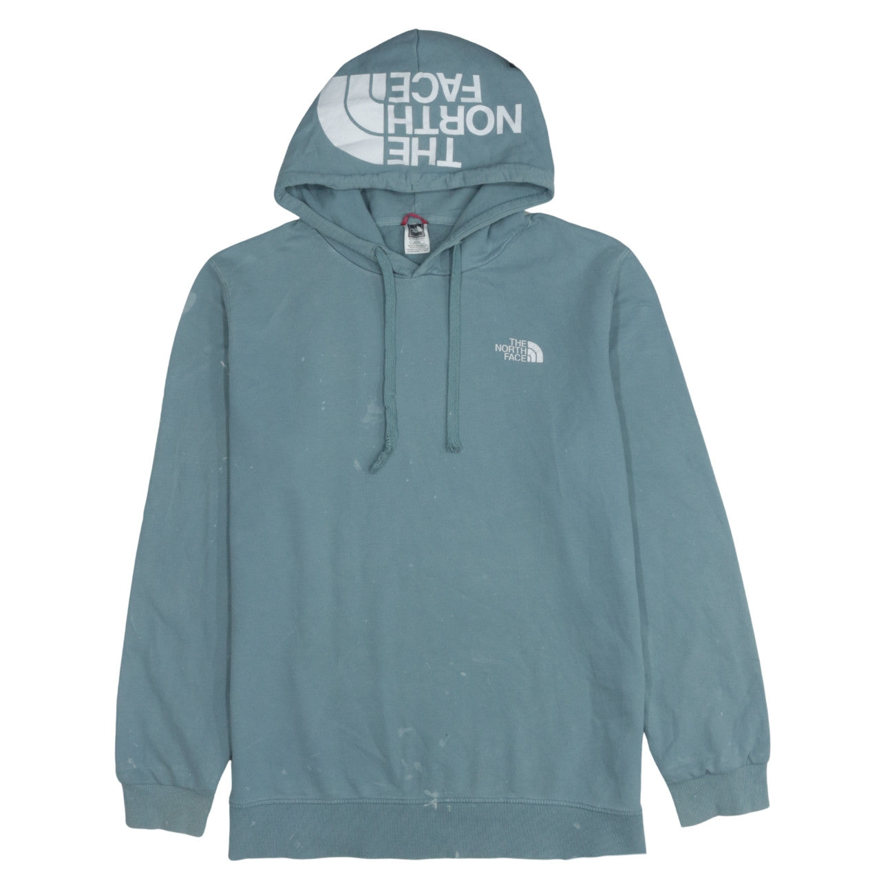 The North Face Men’s Blue Pullover Hoodie XL Logo Outdoor Fleece