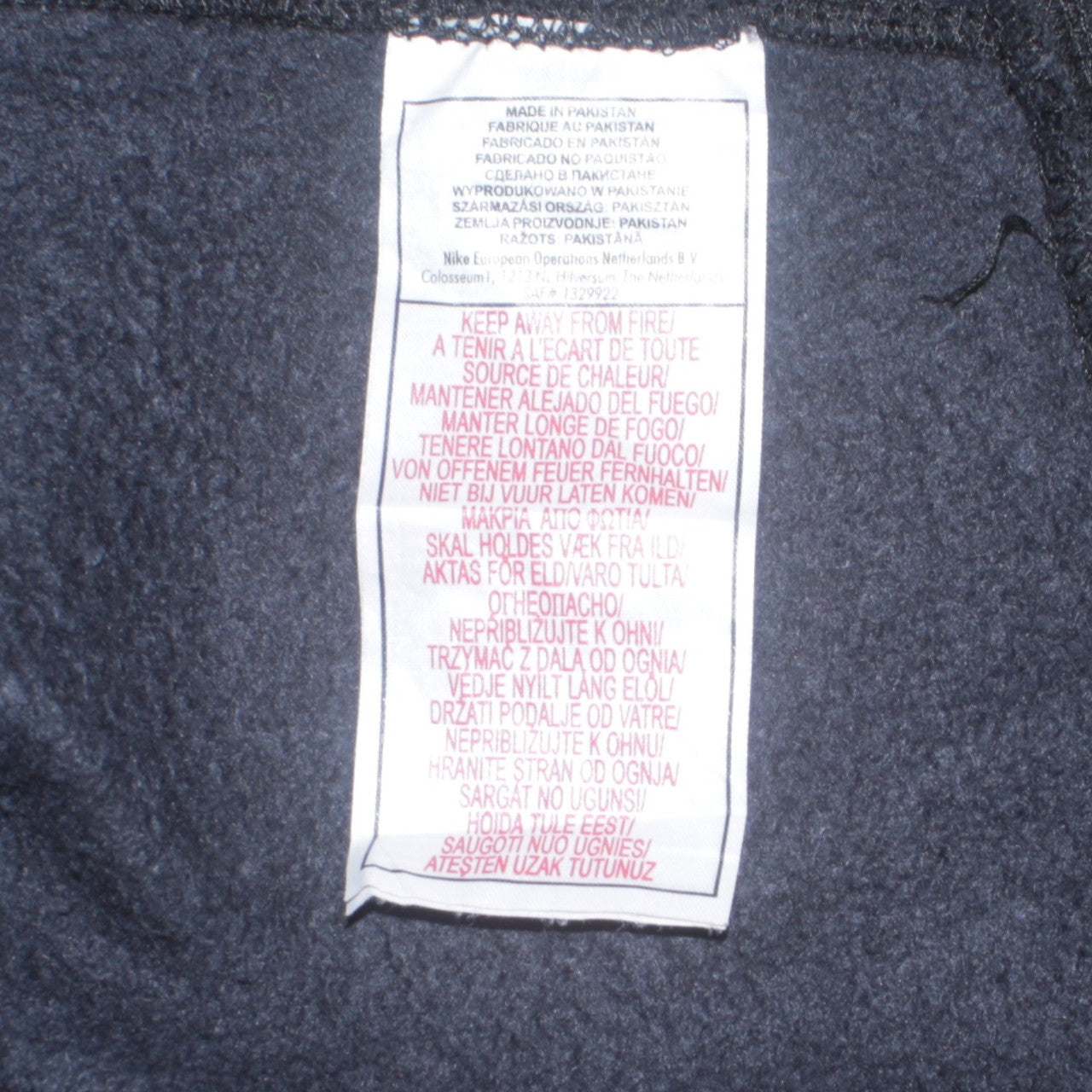 Nike Men’s Black XL Pullover Sweatshirt Crew Neck Fleece