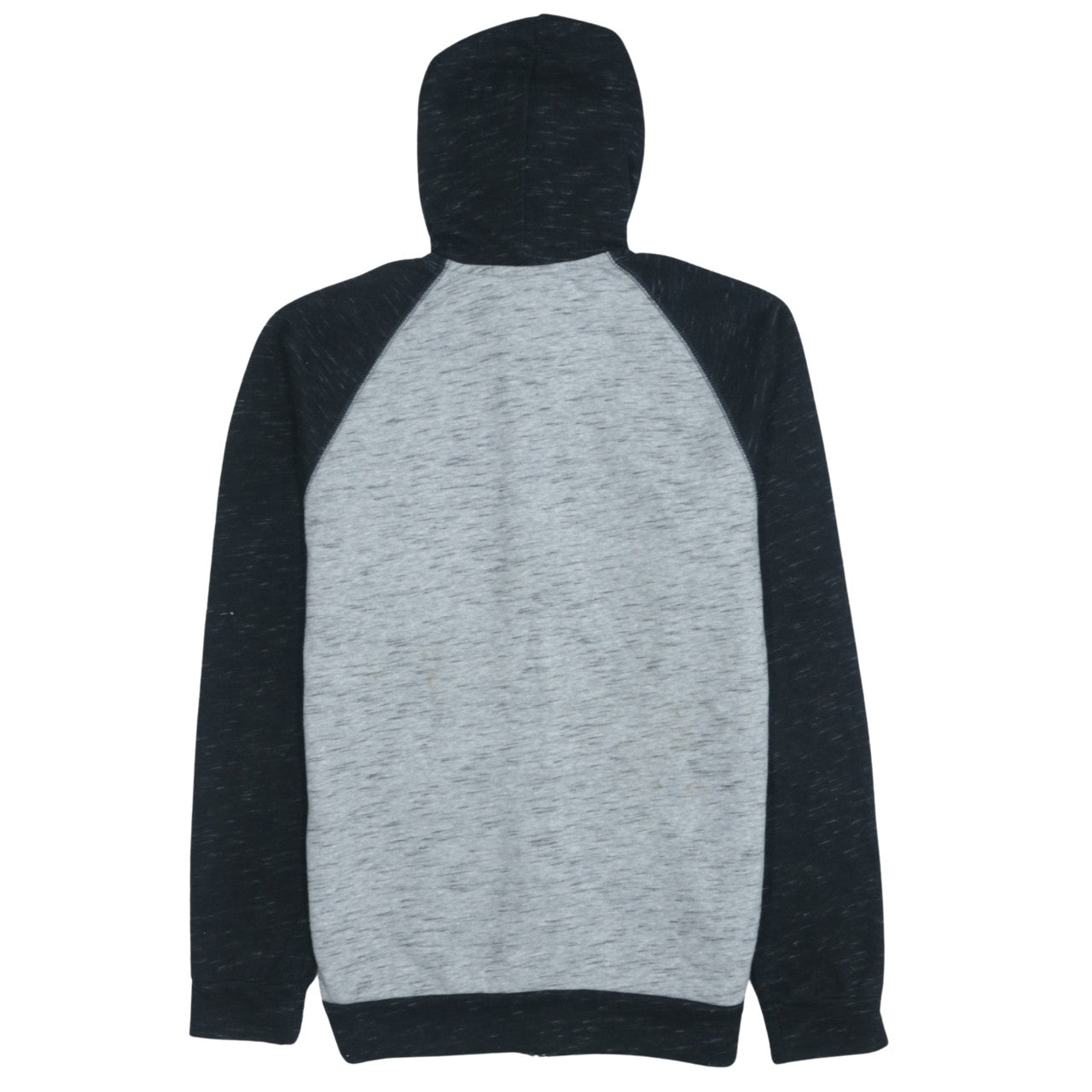 Adidas Mens Grey Black Full Zip Hoodie Small Regular Fit