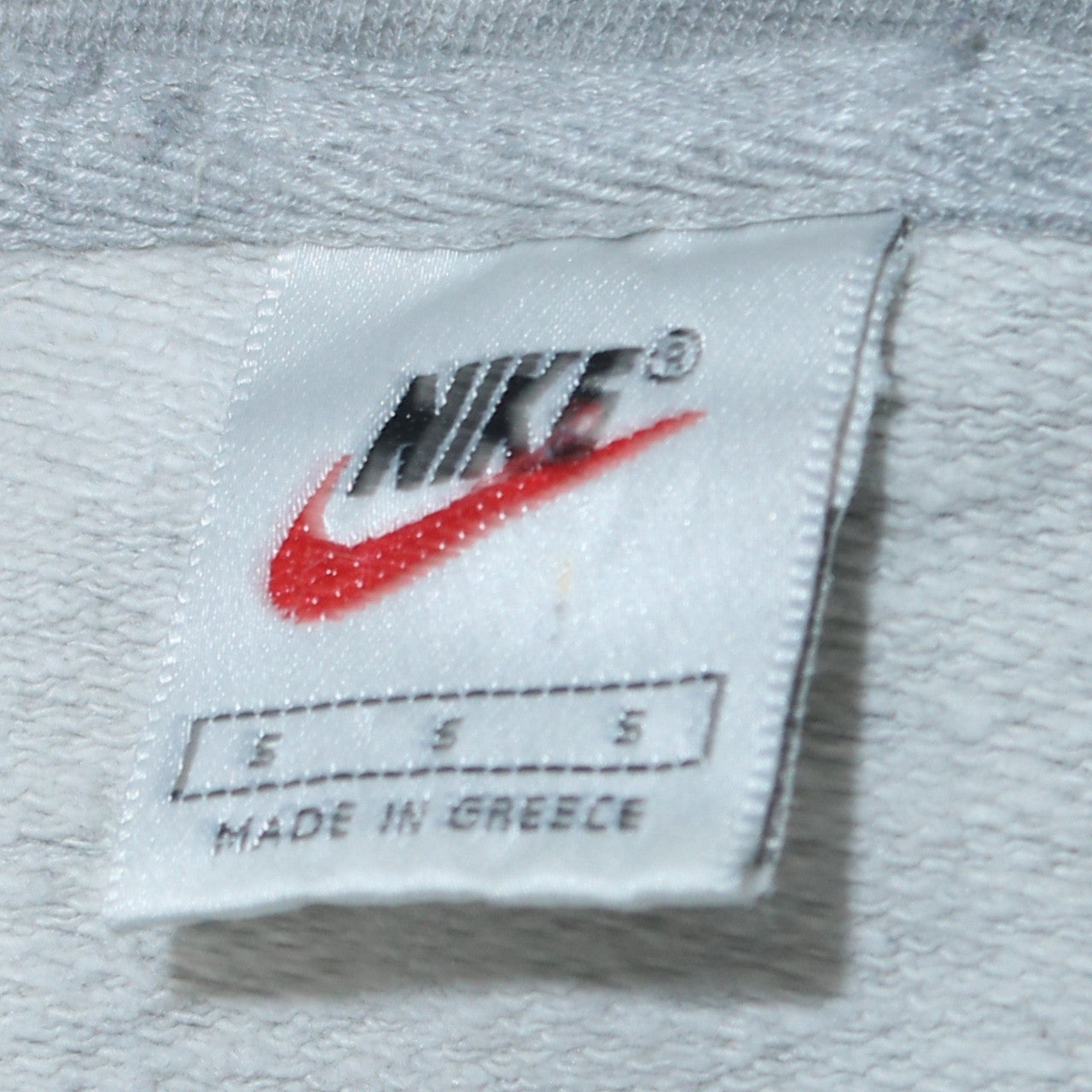 Nike Men’s Grey Pullover Sweatshirt Small Retro Logo Sportswear