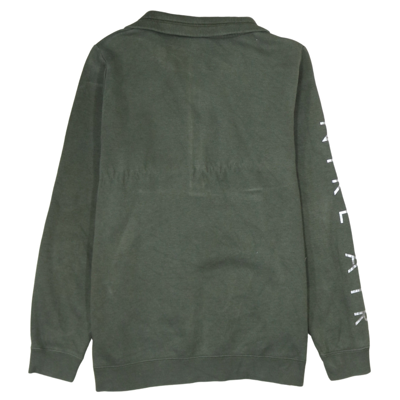 Nike Men’s Green Air Half Zip Sweatshirt L Pullover Sports Fleece