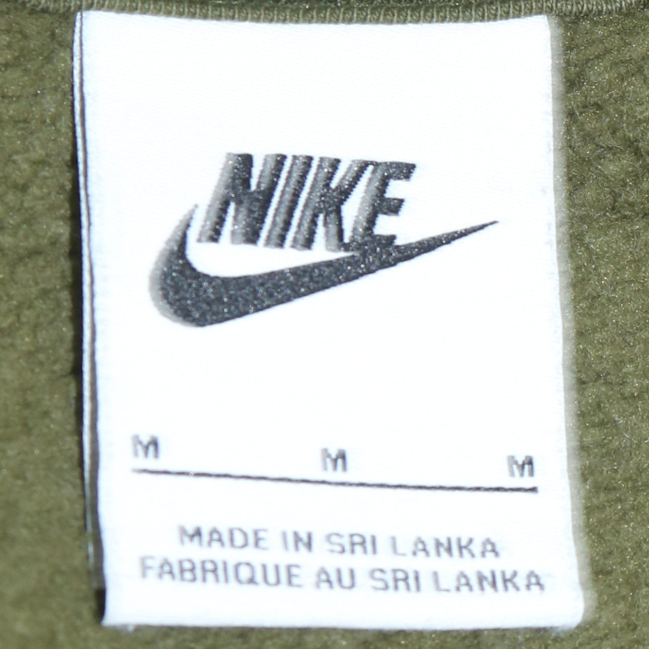 Nike Men’s Green Pullover Hoodie M Logo Fleece Sweatshirt