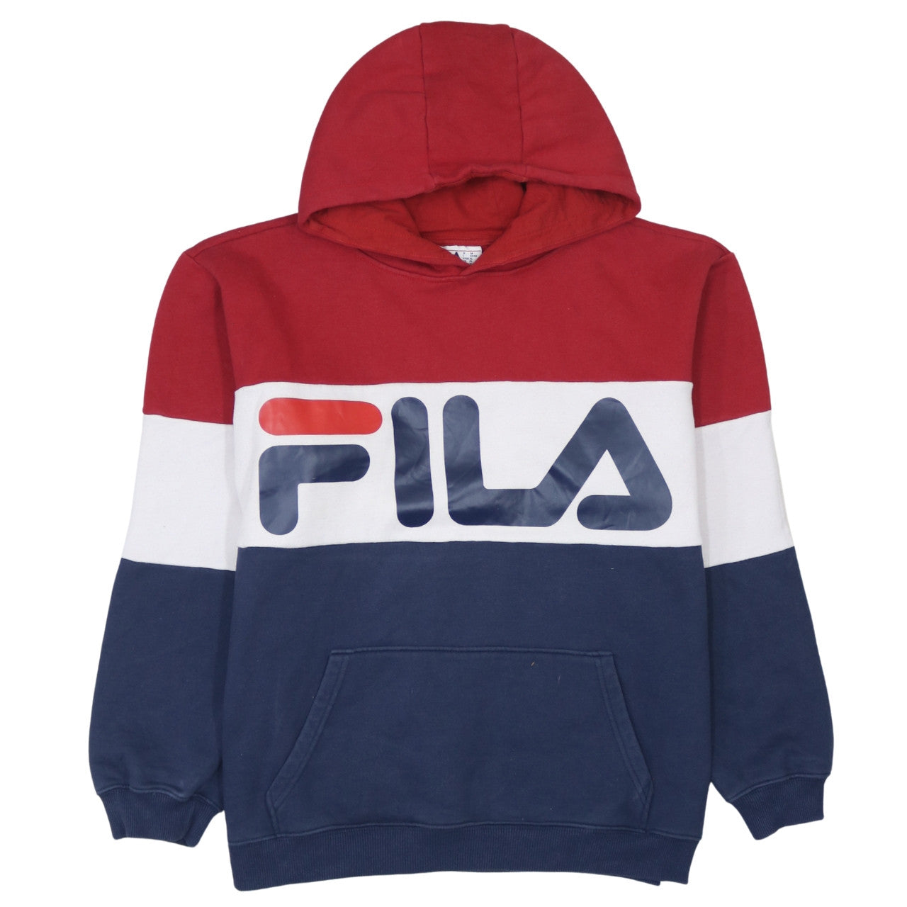 Fila Mens XL Multicoloured Pullover Hoodie Logo Sportswear
