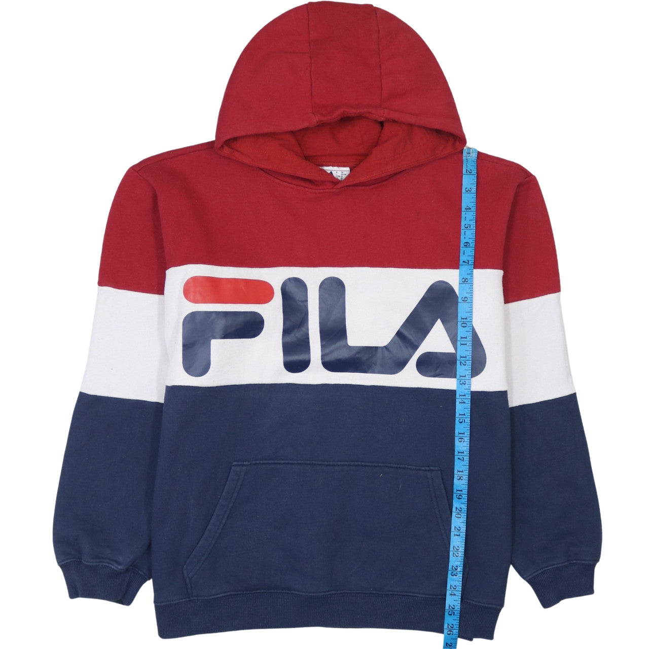 Fila Mens XL Multicoloured Pullover Hoodie Logo Sportswear