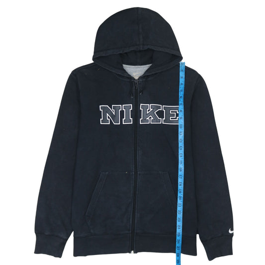 Nike Men’s Black Full Zip Hoodie L Sportswear Graphic Logo