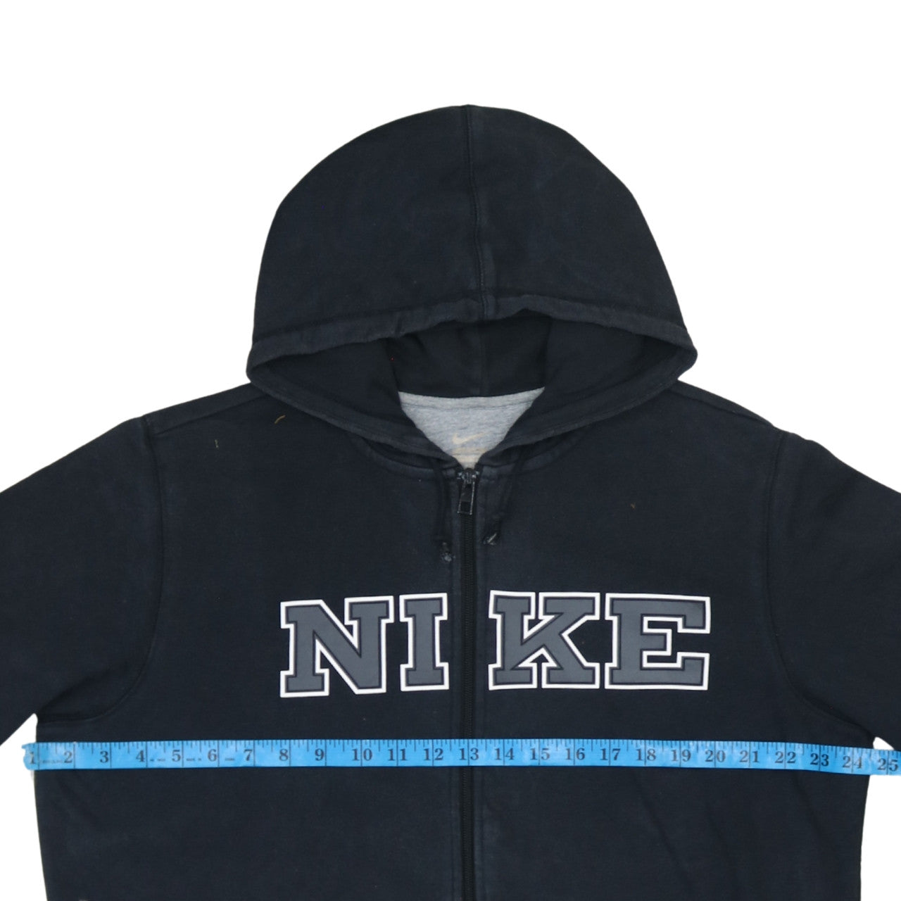 Nike Men’s Black Full Zip Hoodie L Sportswear Graphic Logo