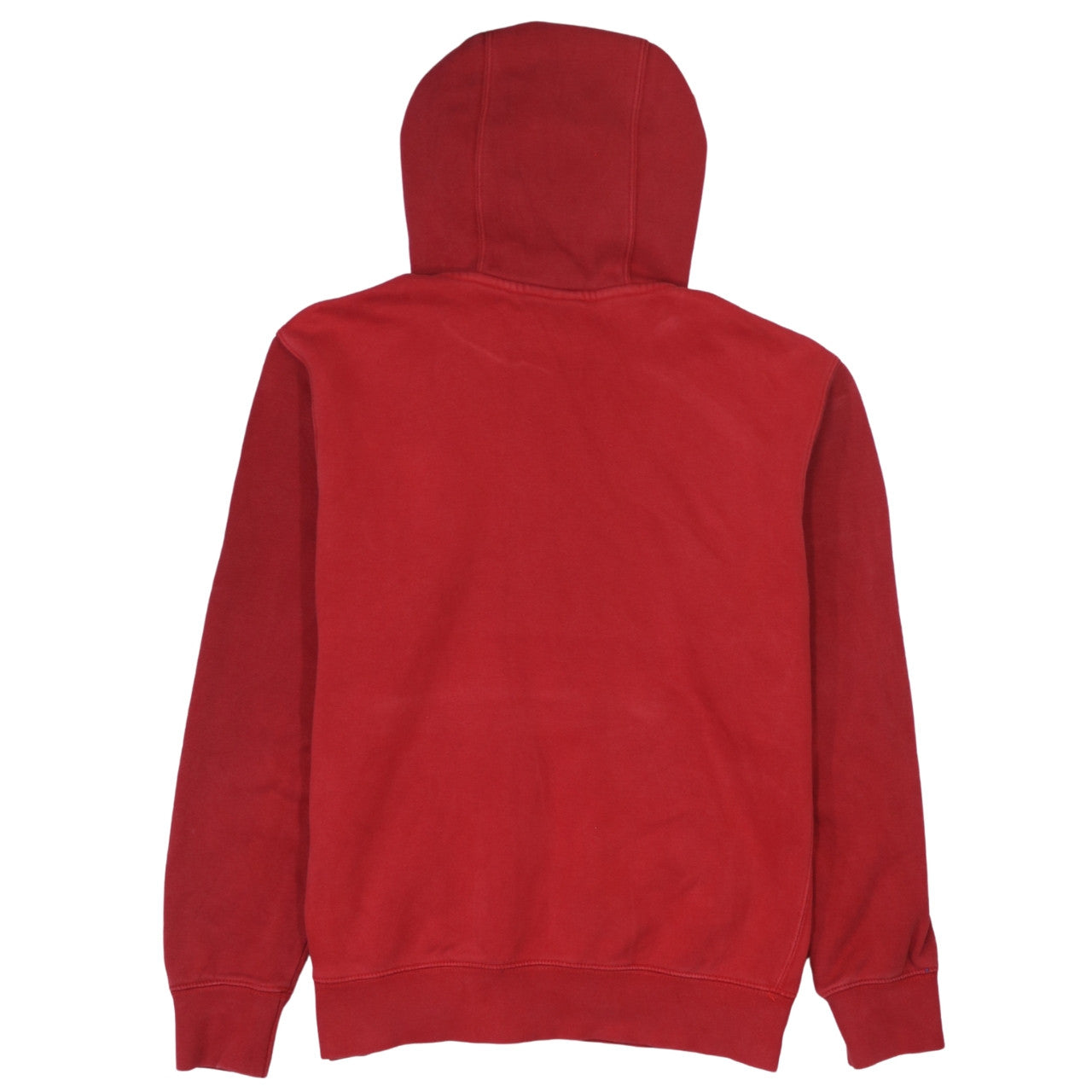 Nike Mens Red Pullover Hoodie Small Logo Hooded Sweatshirt