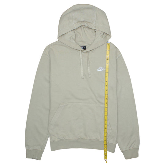 Nike Men’s Beige Pullover Hoodie Small Regular Fit Hooded Sweatshirt