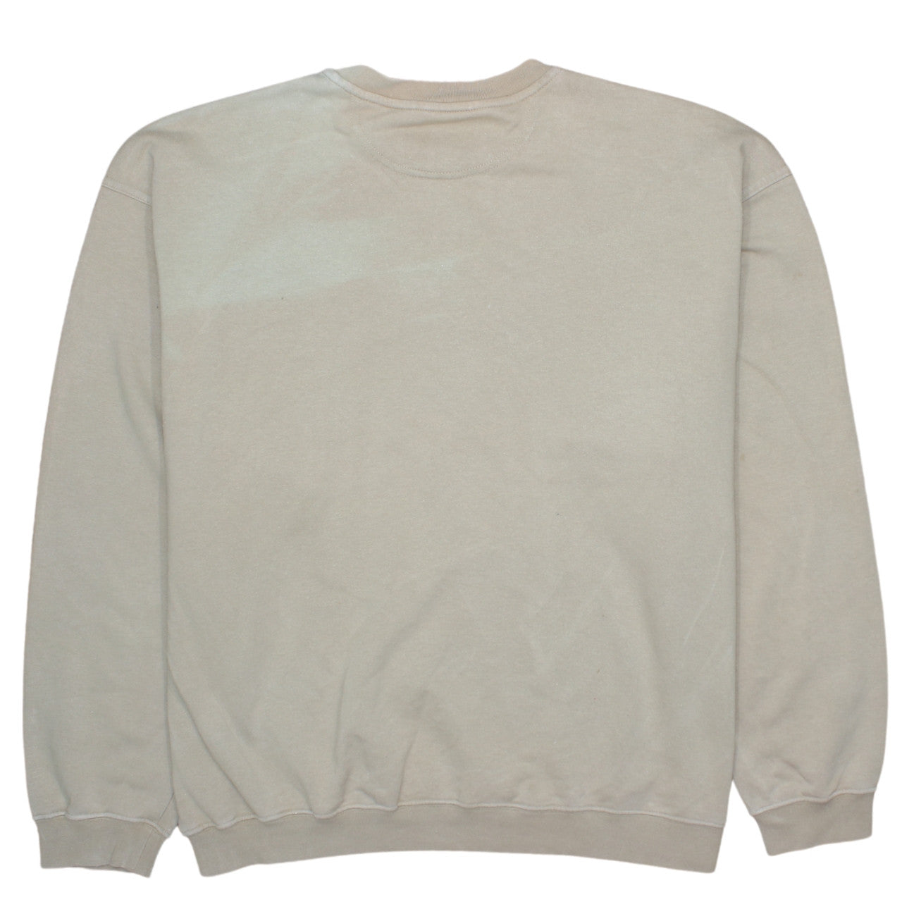Nike Men’s Beige 2XL Pullover Sweatshirt Crew Neck Logo