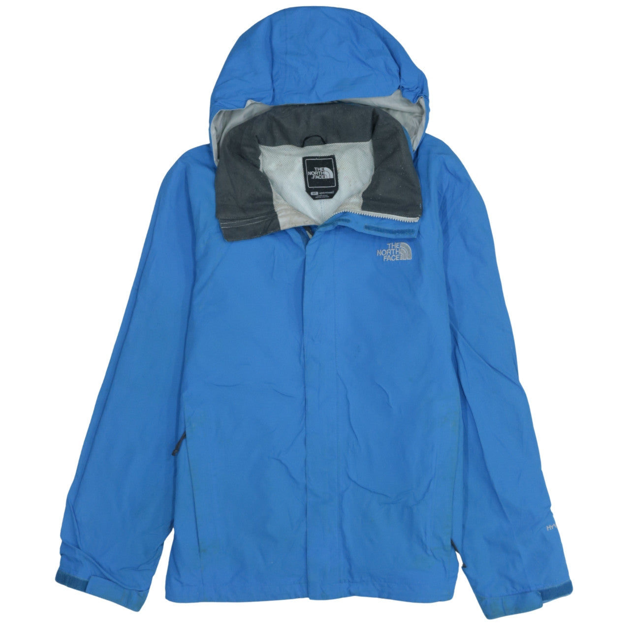 The North Face Men's Blue Small Waterproof Hooded Rain Jacket