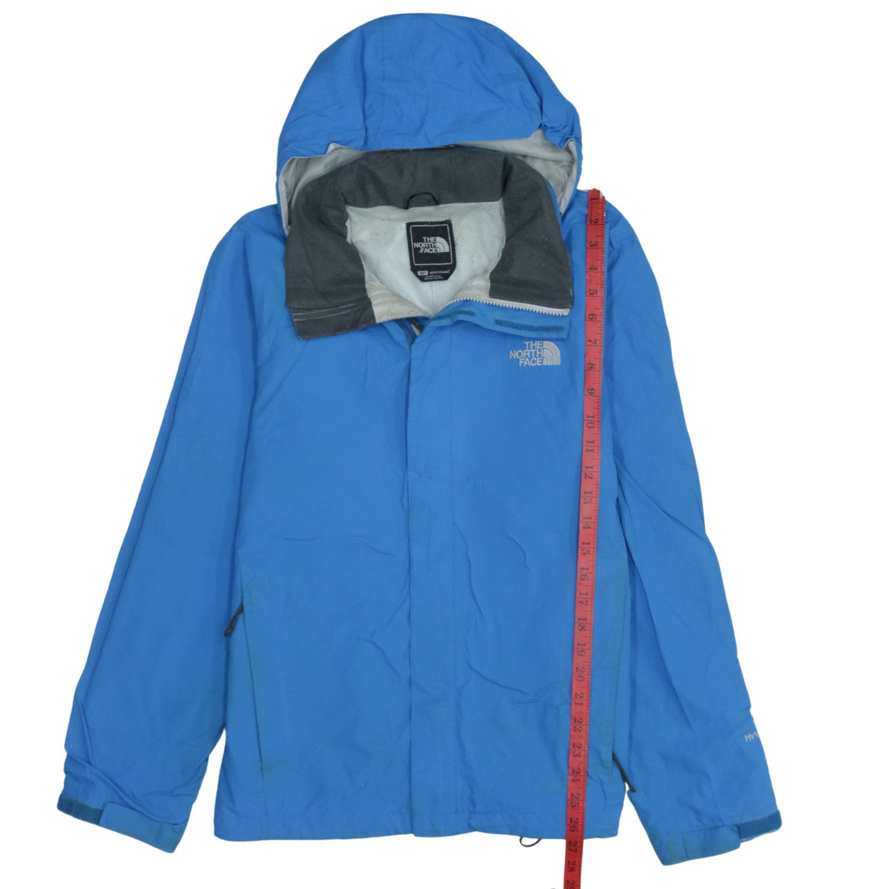The North Face Men's Blue Small Waterproof Hooded Rain Jacket