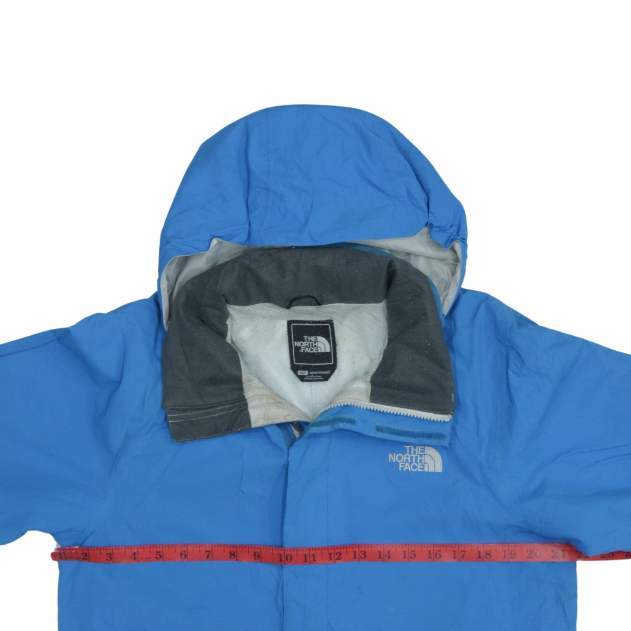 The North Face Men's Blue Small Waterproof Hooded Rain Jacket