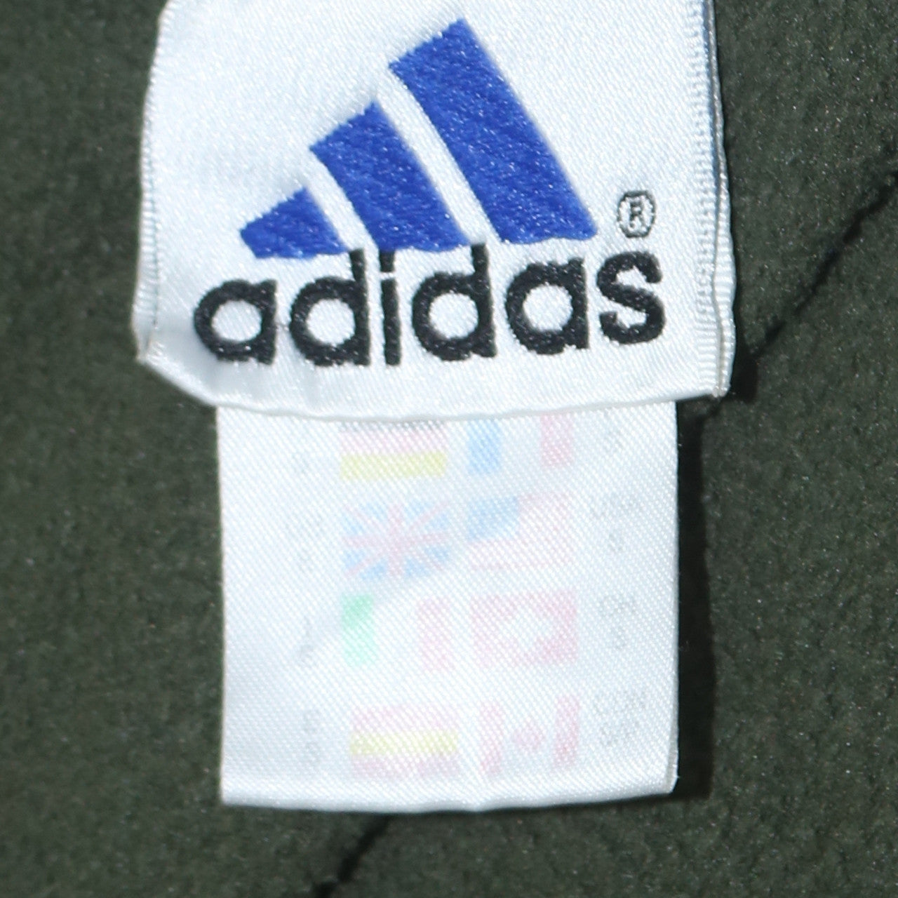 Adidas Adventure Mens Green Fleece Sweatshirt L 1/4 Zip Outdoor Sports