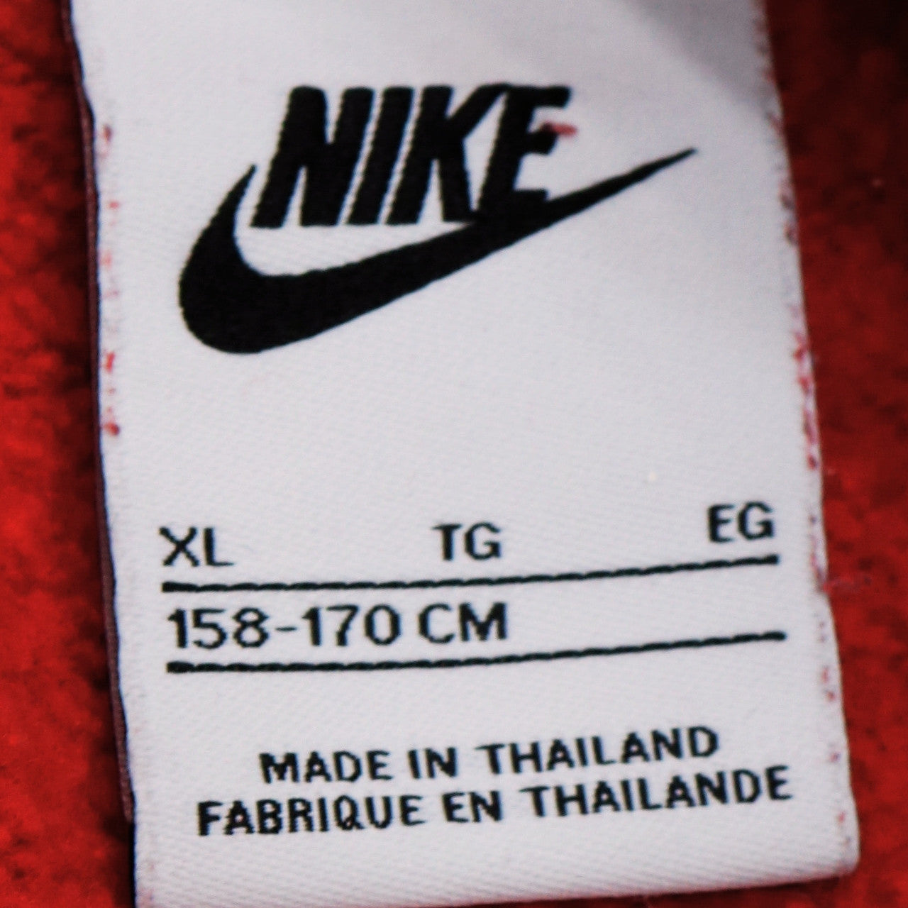 Nike Boys Red Pullover Hoodie XL Fleece Casual Sportswear