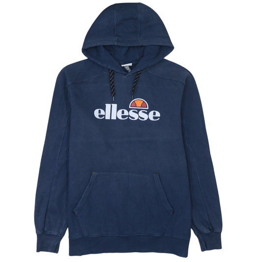 Ellesse Mens Blue XL Pullover Hoodie Sweatshirt Logo Sportswear