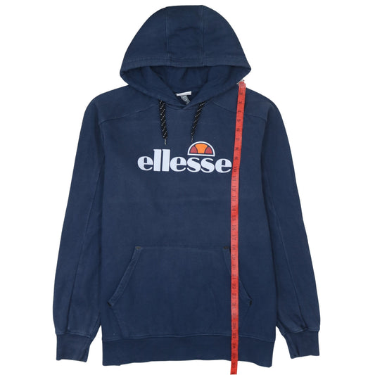 Ellesse Mens Blue XL Pullover Hoodie Sweatshirt Logo Sportswear