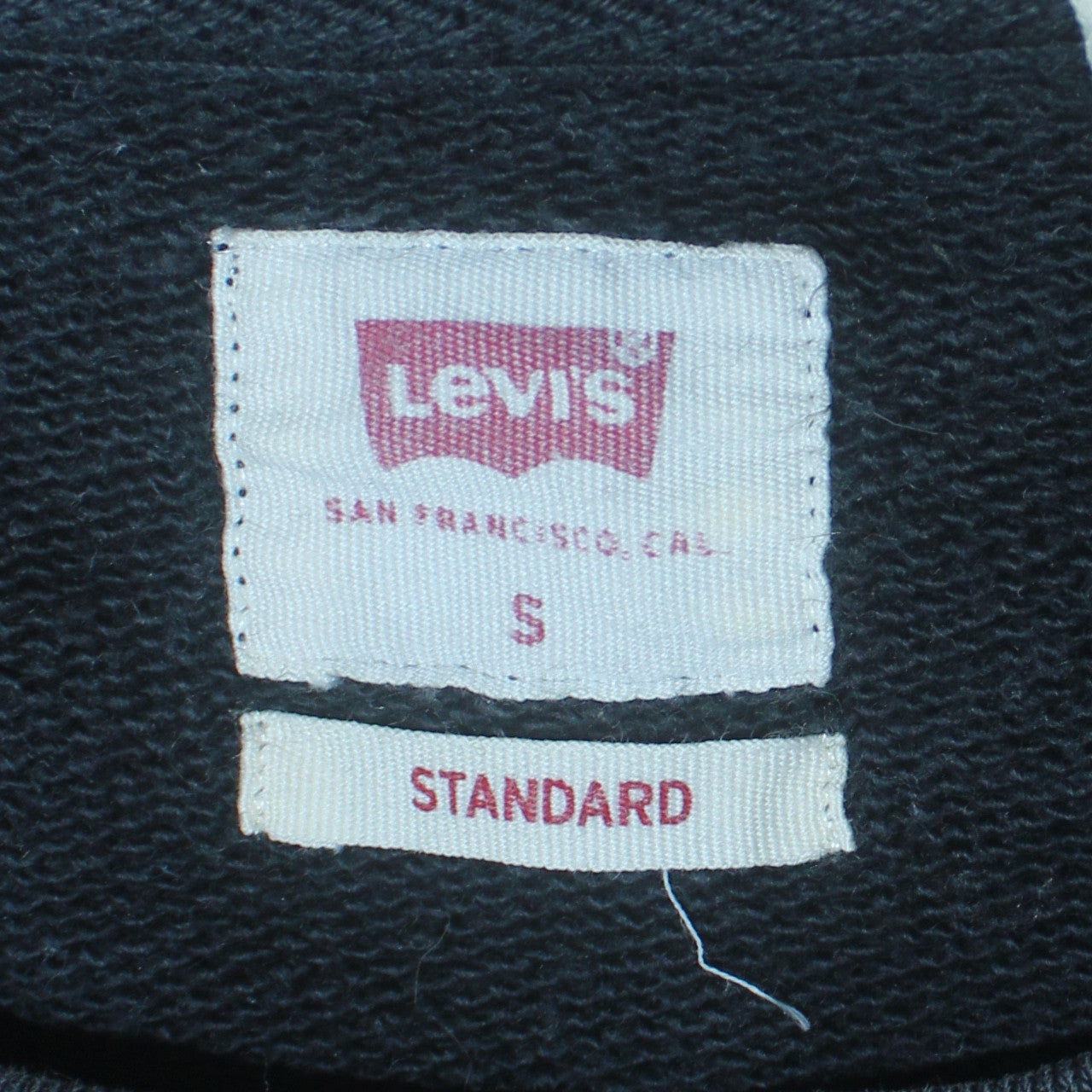 Levi's Men's Black Small Pullover Sweatshirt Crew Neck Long Sleeve