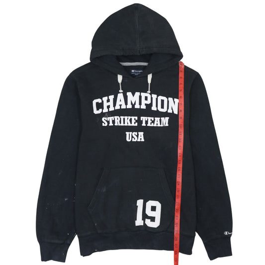 Champion Men’s Black Strike Team USA Pullover Hoodie Size L