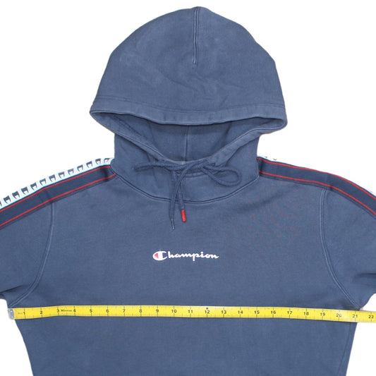 Champion Men’s Blue Small Pullover Hoodie Sports Style