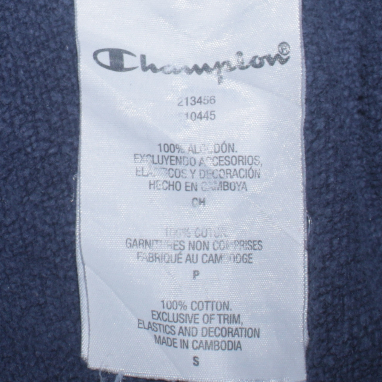 Champion Men’s Blue Small Pullover Hoodie Sports Style