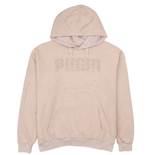 Puma Womens Pink Pullover Hoodie Size 12 Regular Fit