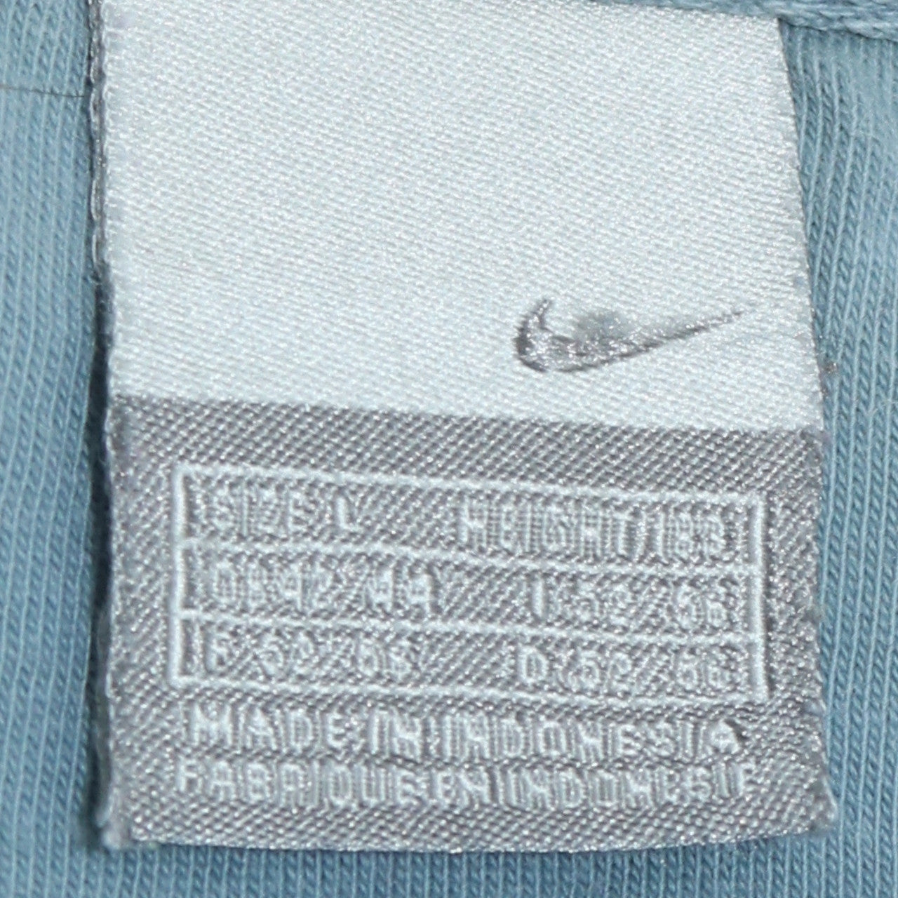 Nike Men’s Blue Pullover Sweatshirt L Crew Neck Embroidered Logo