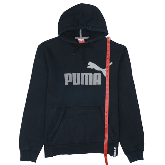Puma Mens Black XL Pullover Hoodie Fleece Sportswear