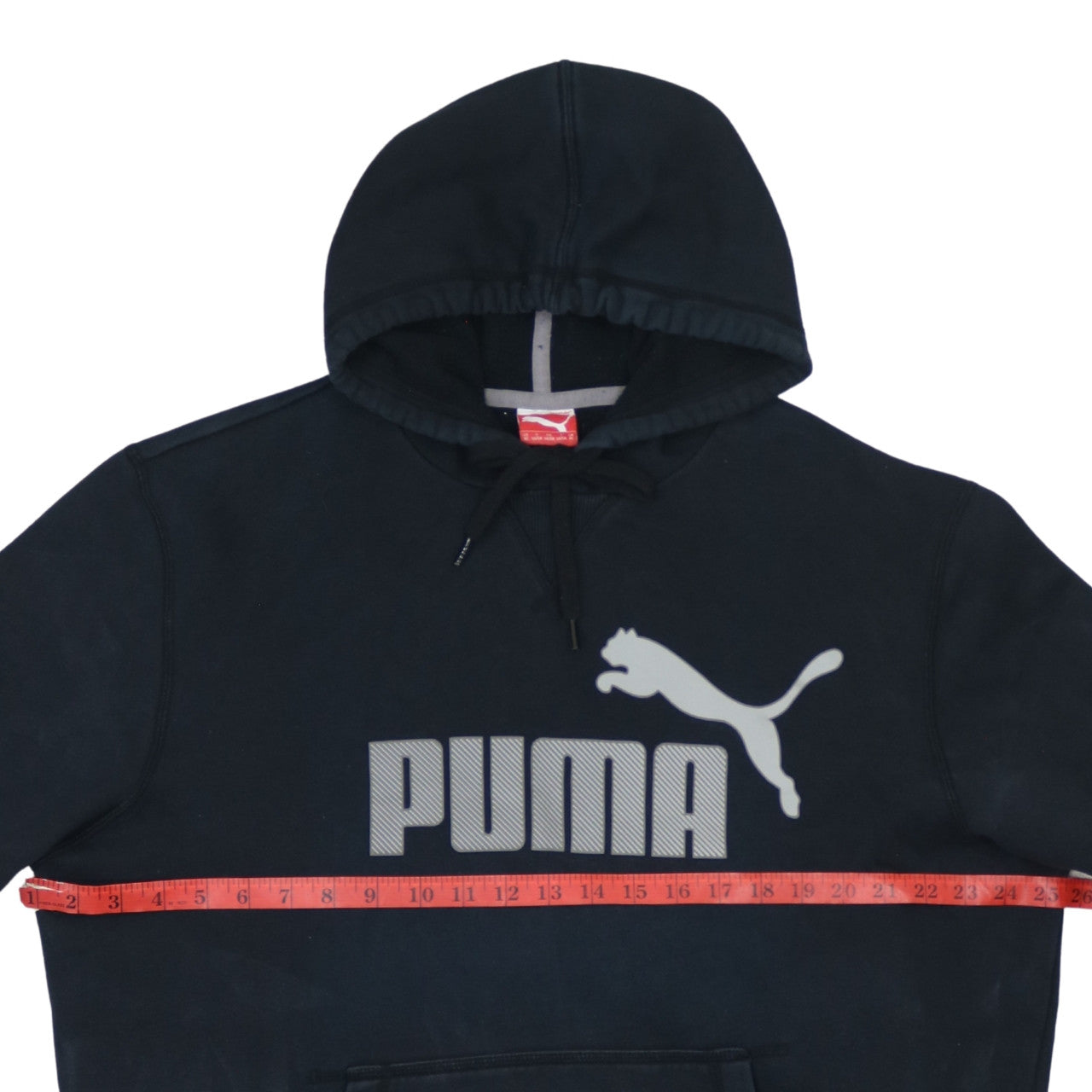 Puma Mens Black XL Pullover Hoodie Fleece Sportswear