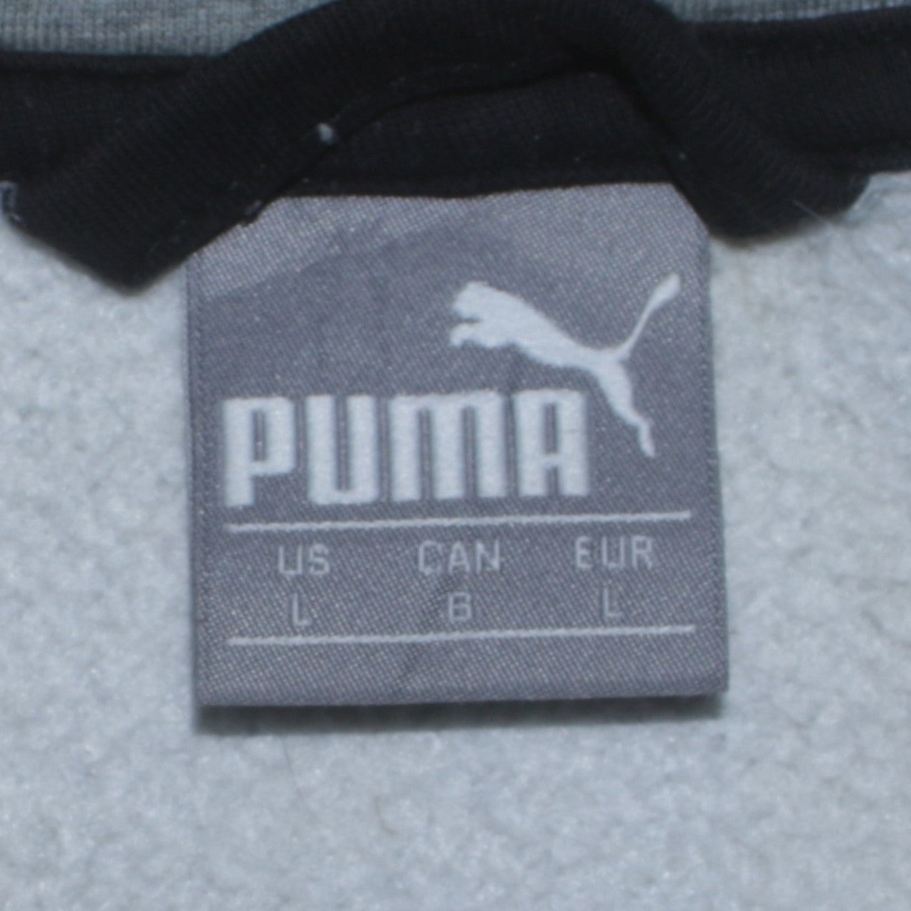 Puma Mens Grey Full Zip Hoodie Sweatshirt Size L Sportswear