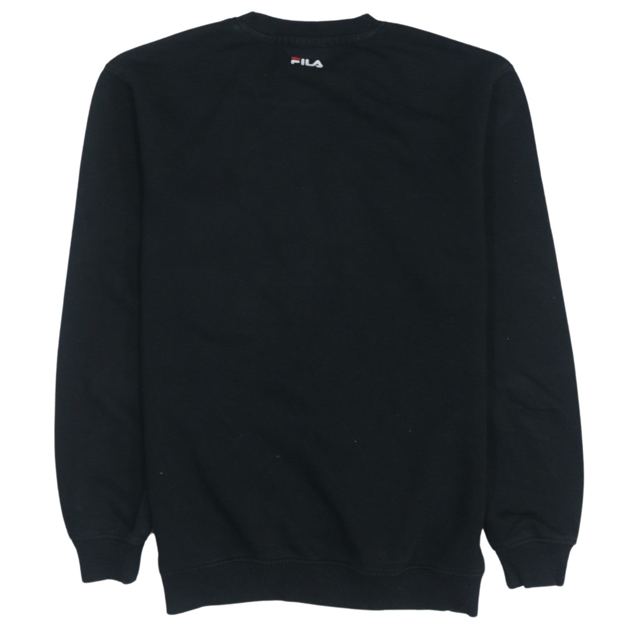 FILA Men’s Black XS Pullover Sweatshirt Crew Neck Logo Graphic