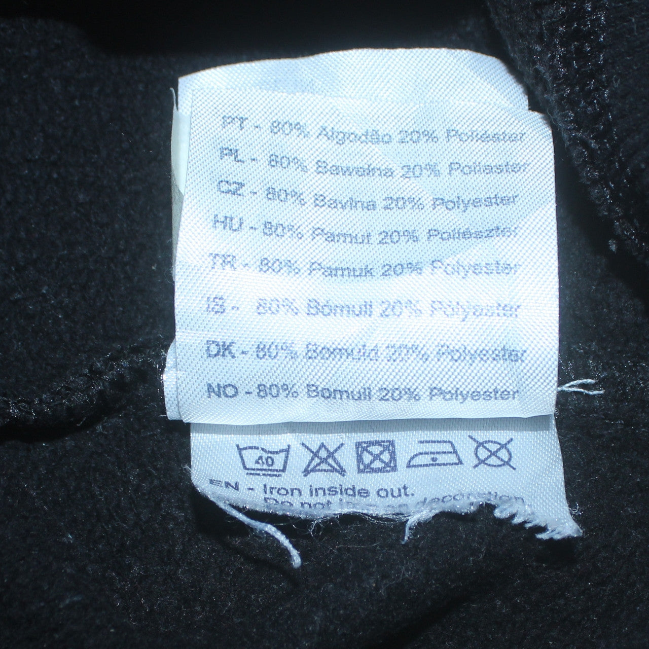 FILA Men’s Black XS Pullover Sweatshirt Crew Neck Logo Graphic