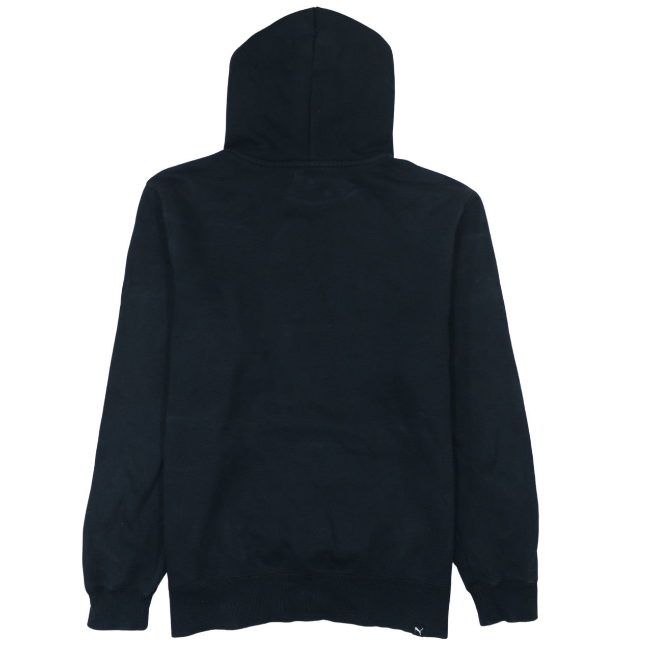 Puma Men's Black Pullover Hoodie M Logo Graphic Sportswear