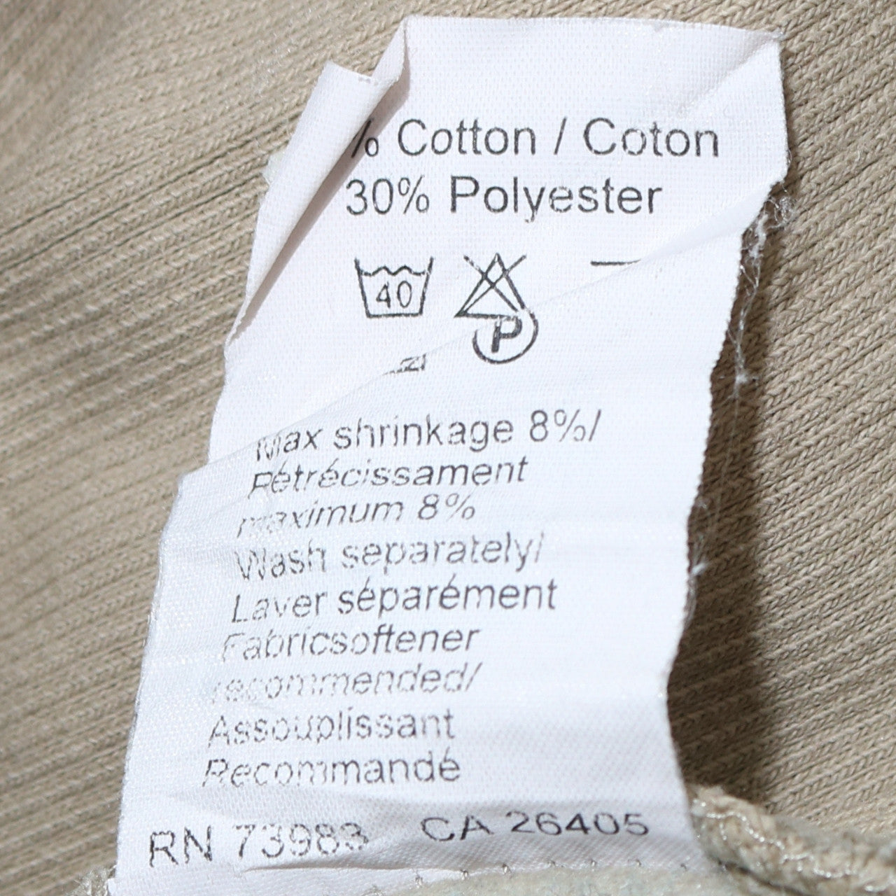 Helly Hansen Mens Beige Logo Sweatshirt Pullover Crew Neck M