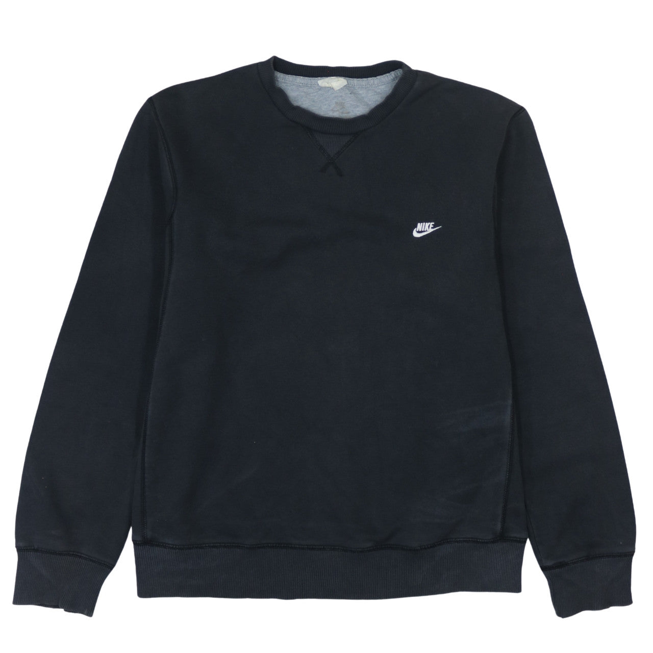 Nike Men's Black Medium Pullover Sweatshirt Crew Neck Fleece