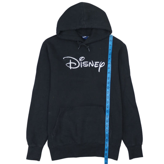 Disney Women’s Black XS Pullover Hoodie Cotton Blend Logo